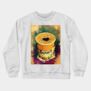 Coffee On The Go with Graffitti wrap in Budapest Crewneck Sweatshirt